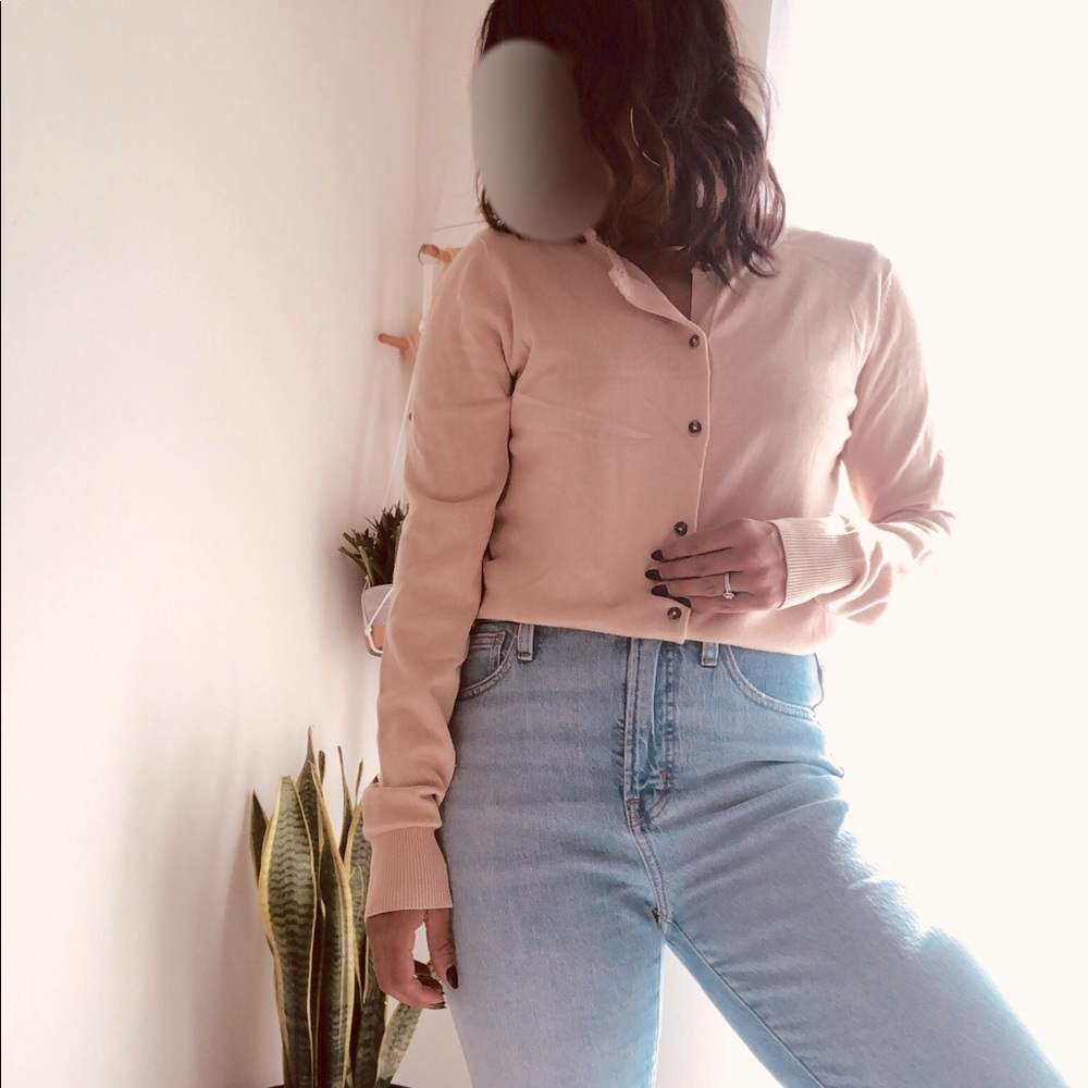 Cream colored HandM basic cardigan!